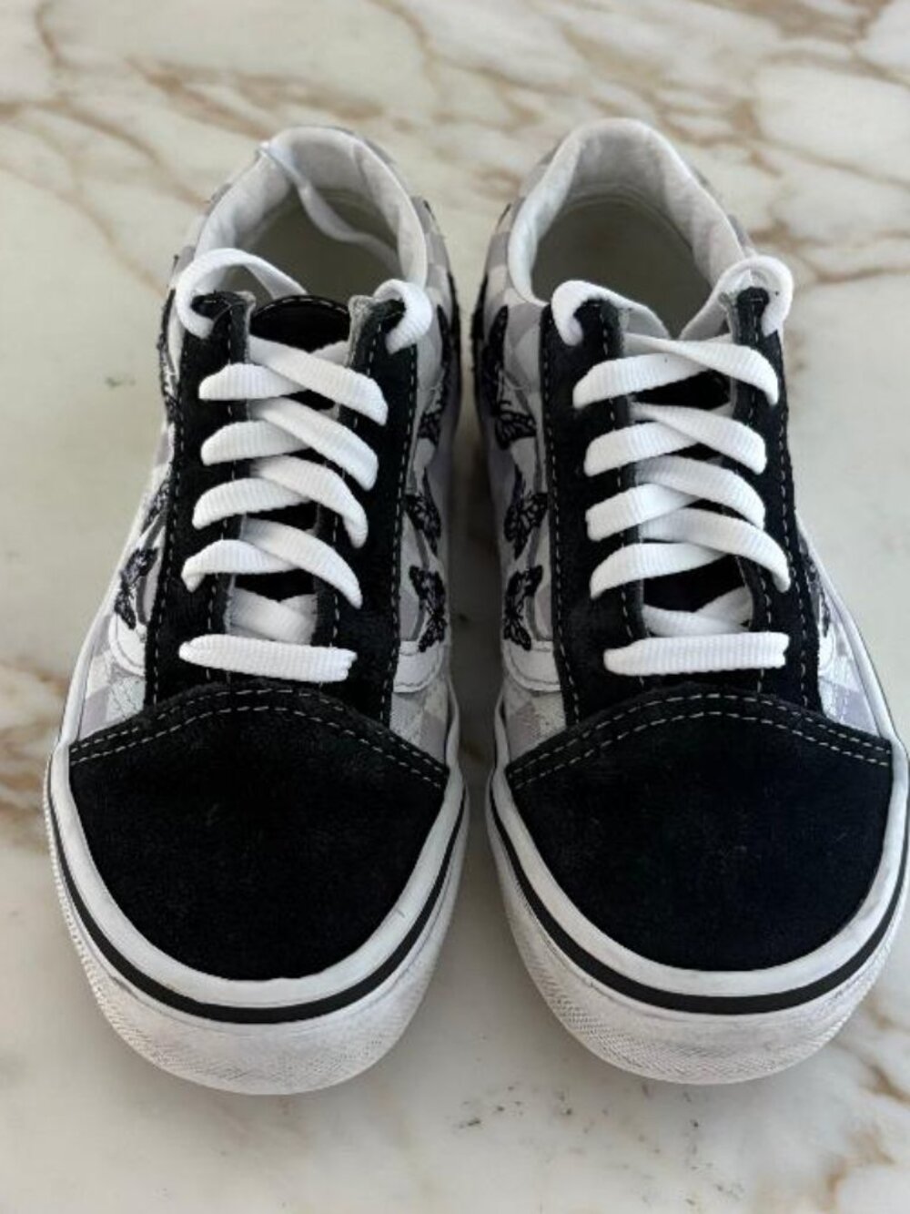 Vans Old Skool Butterflies Skate Shoe - Picture 2 of 7